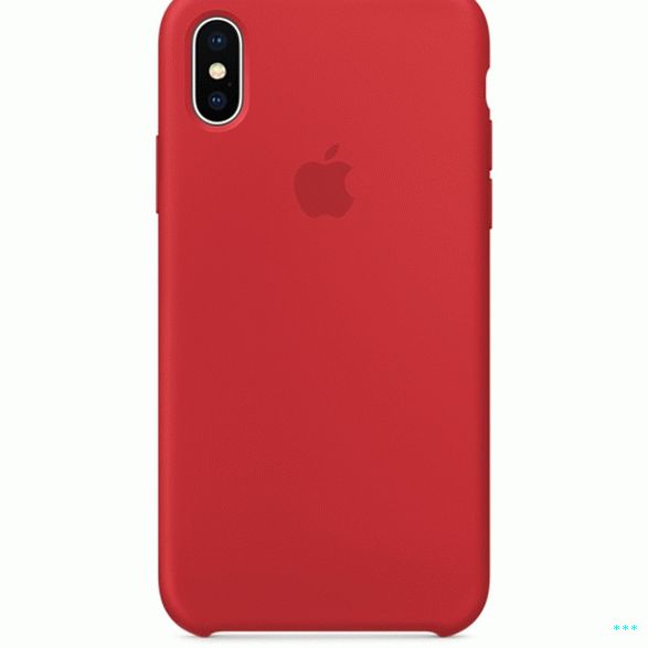 Kasus Silikon Merah Produk iPhone X