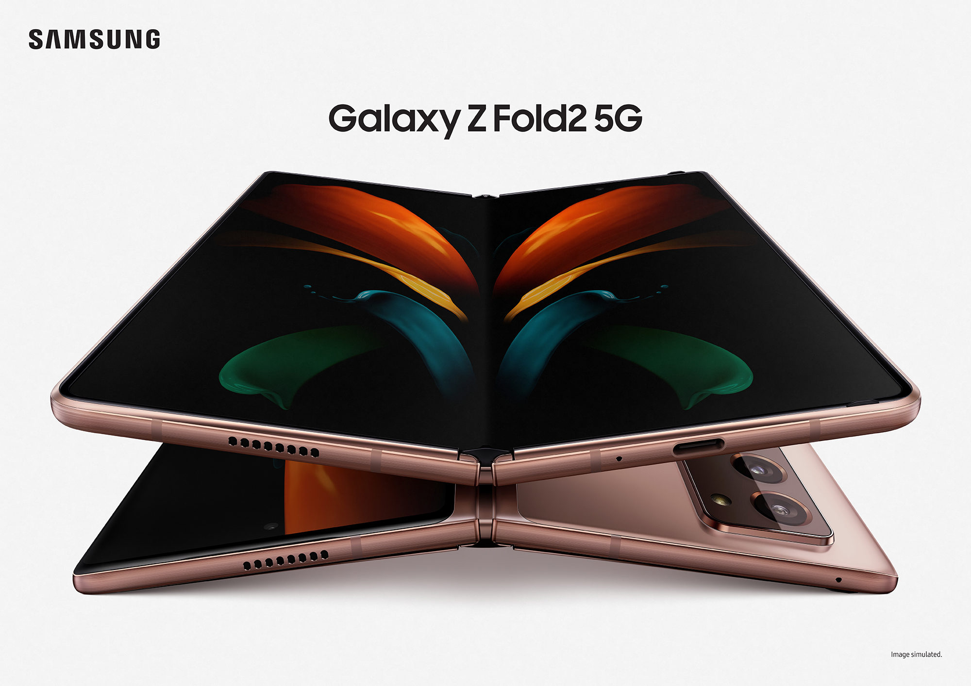 Samsung Galaxy Z Fold2 5G Perunggu Mistik 
